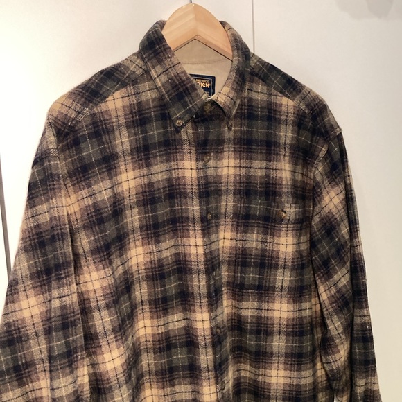 Woolrich wool blend plaid warm shirt XL - Picture 2 of 16